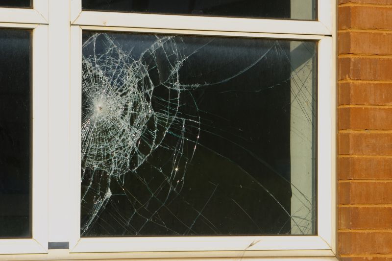 Cracked Glass Panel